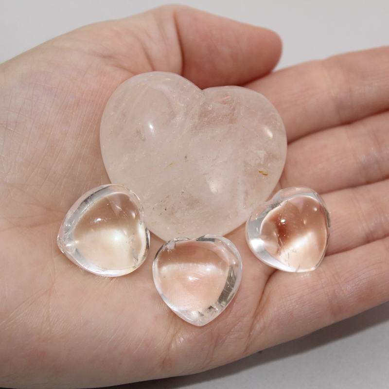 Clear Quartz Heart