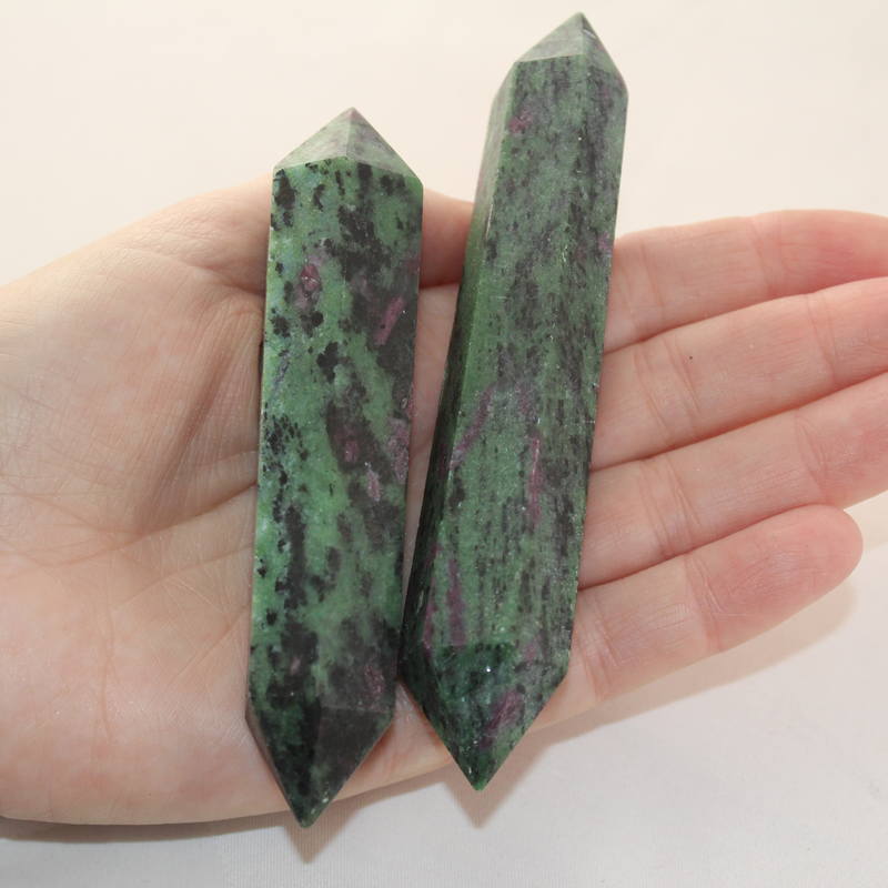 Ruby in Zoisite Double Terminated