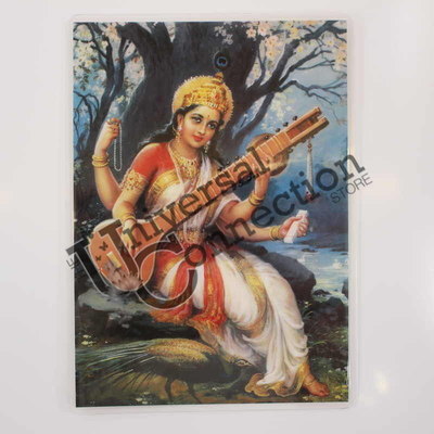 Saraswati Altar Card