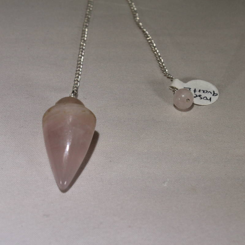 Rose Quartz (Teardrop) Pendulum