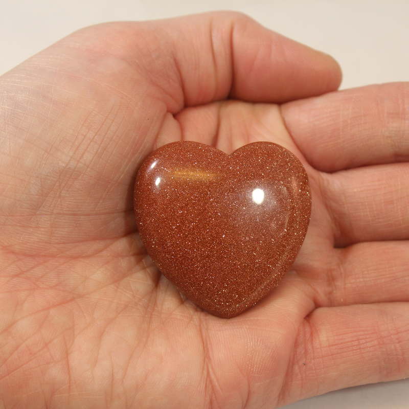 Goldstone Heart