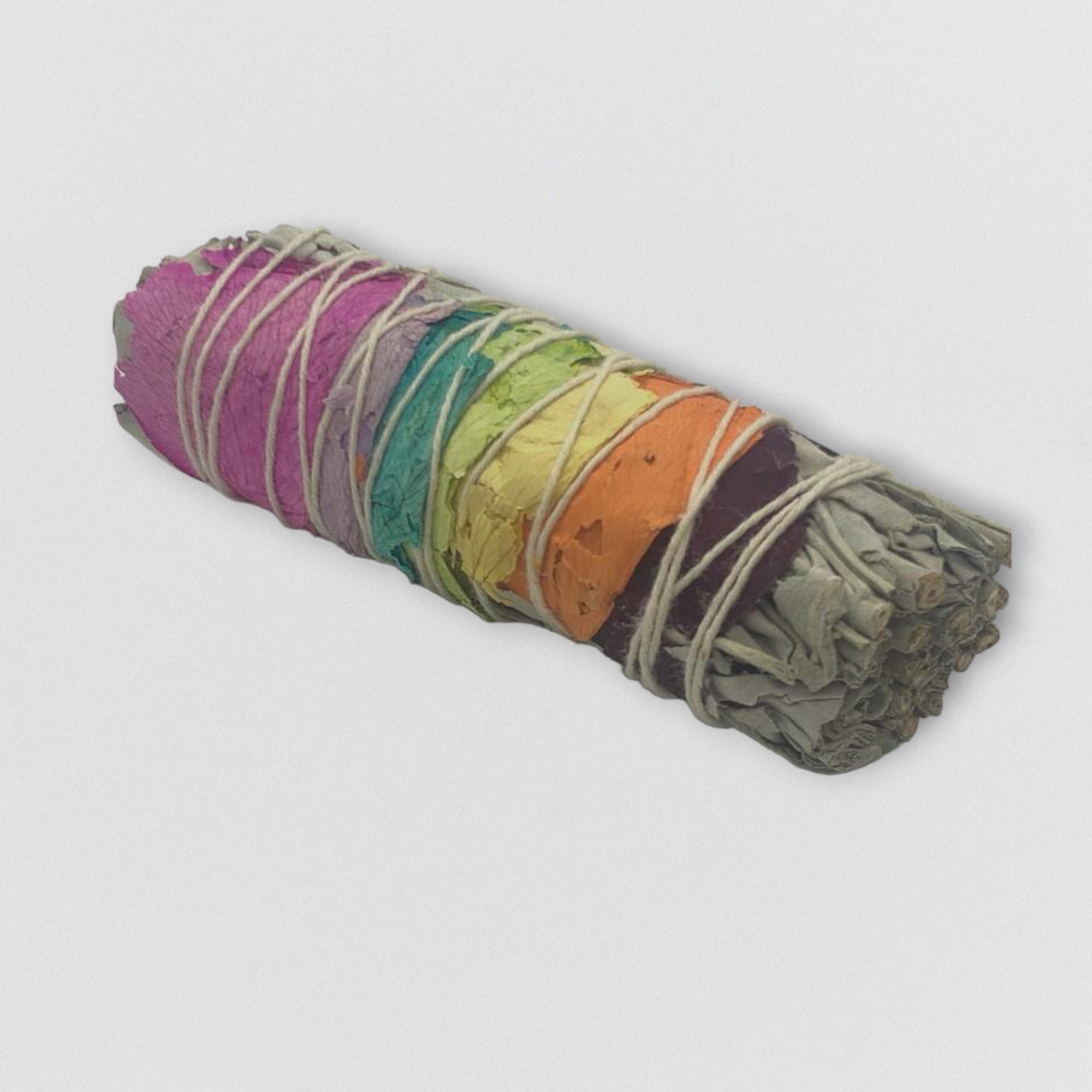 Sage - White Sage Rose Petal Wrapped 4"