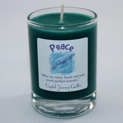 Candle - Peace Votive in Glass