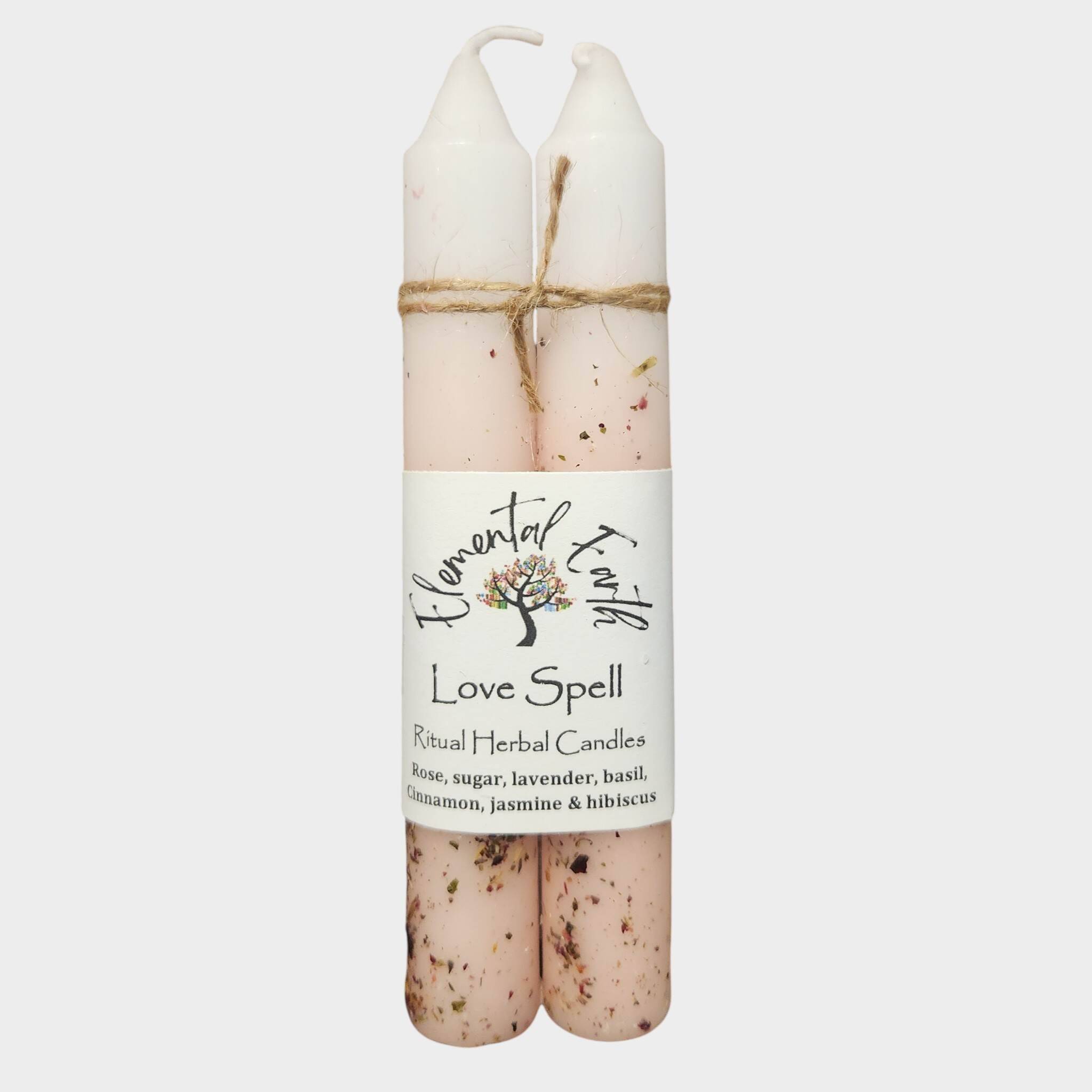 Love Spell Herbal Intention Candles