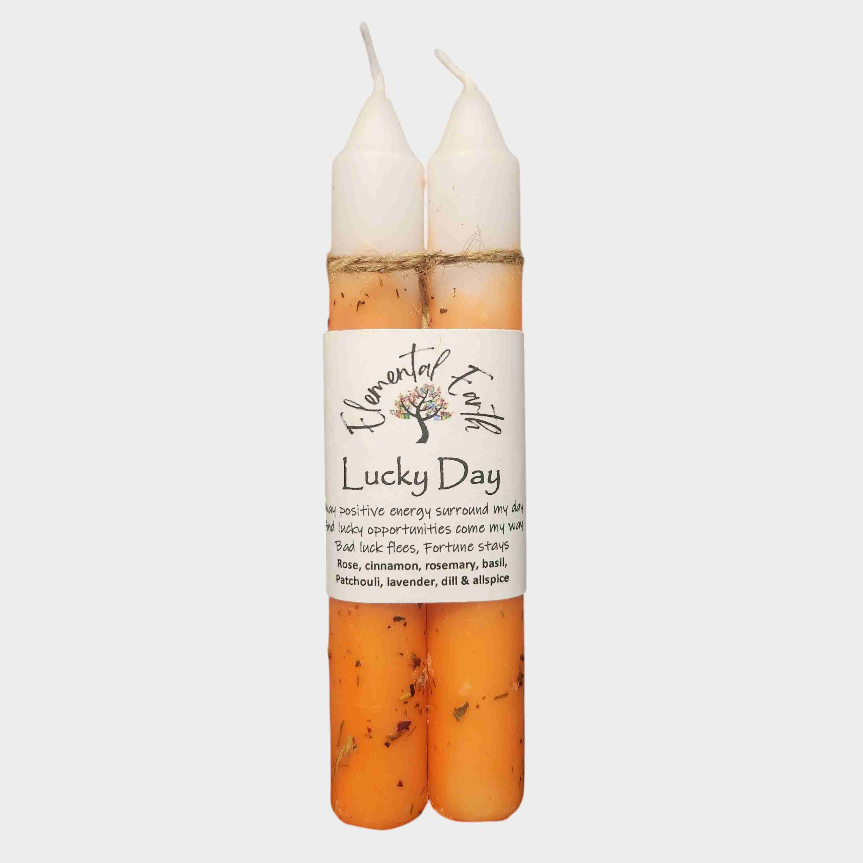 Lucky Day Herbal Intention Candles
